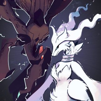 11x17" Poster - Reshiram and Zekrom