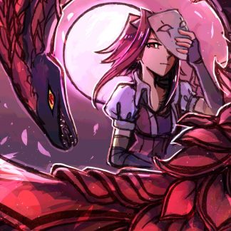 11x17" Poster - Aki Izayoi & Black Rose Dragon