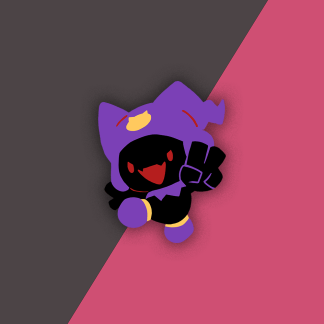 Black Frost Dyed Enamel Pin